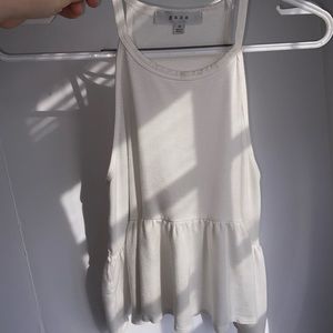 White Halter Top